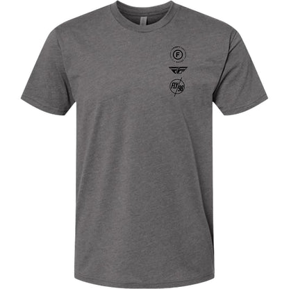 Fly Racing Fly Atom Tee - Gunmetal Heather - Medium 354-0317M_1308709