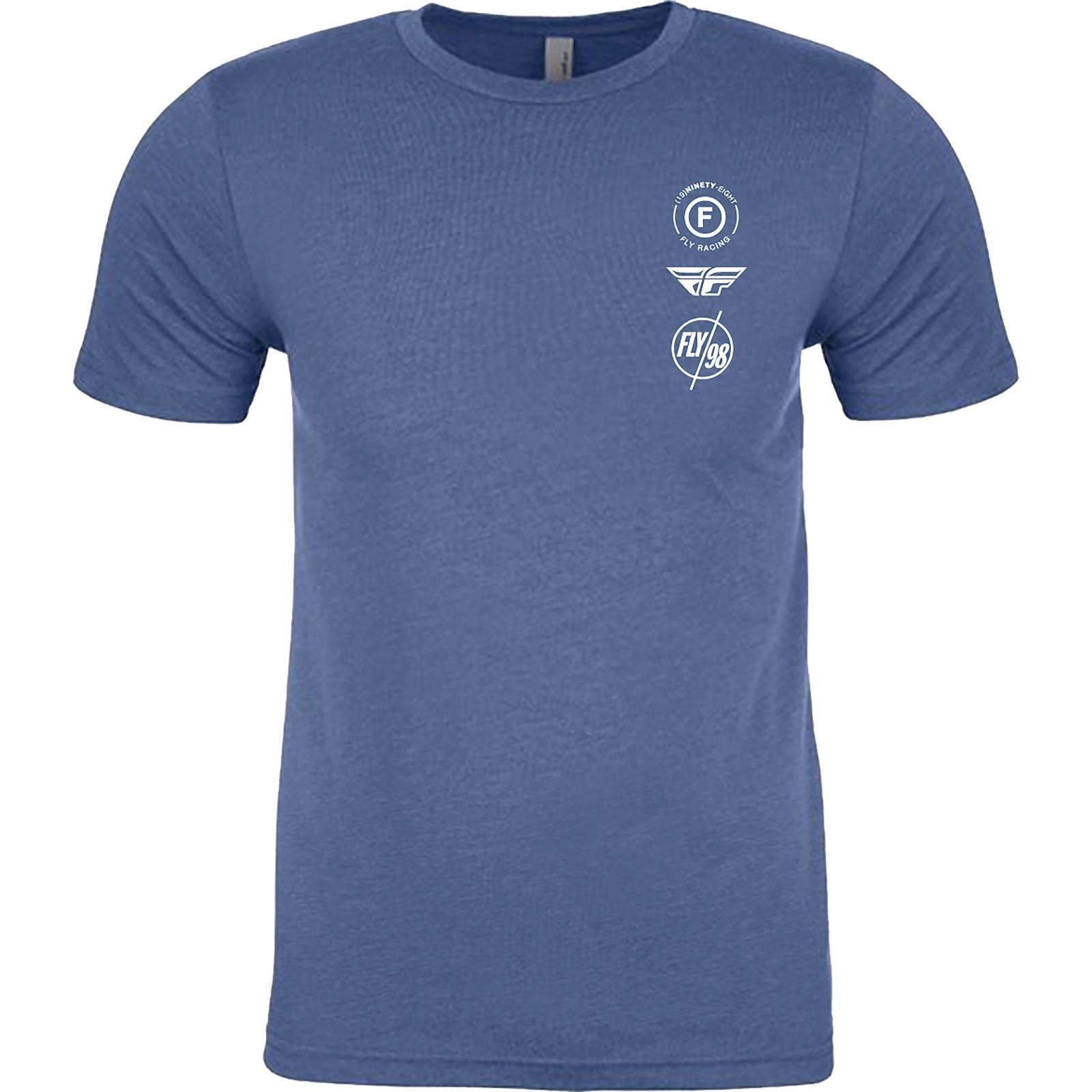 Fly Racing Fly Atom Tee - Cool Blue/Heather - Large [MPN: 354-0319L]_1308677
