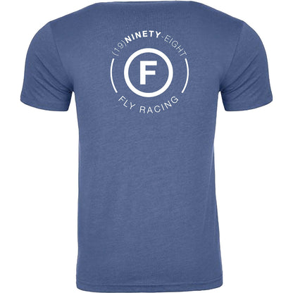 Fly Racing Fly Atom Tee - Cool Blue/Heather - Medium 354-0319M_1308680