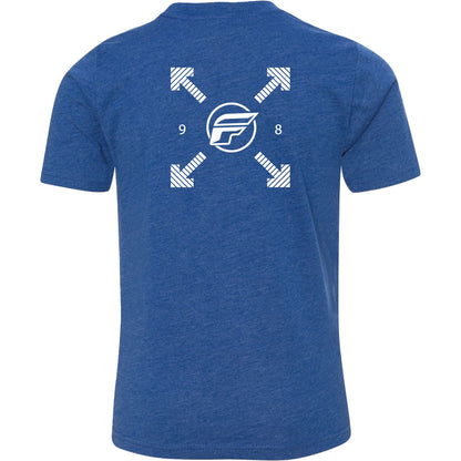 Fly Racing Youth Fly Lost Tee - Royal Blue - Large 354-0324YL_1308769