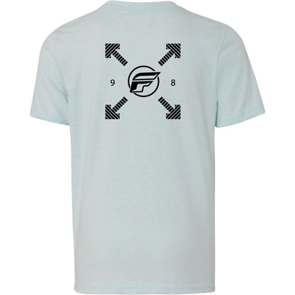 Fly Racing Youth Fly Lost Tee - Ice Blue - Small 354-0325YS_1308814