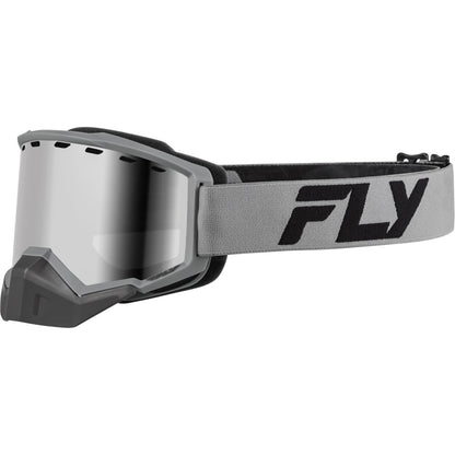 Fly Racing Focus Snow Goggles - Silver/Char with Silver Mirror/Smoke Lens FLB-24F2_1308859