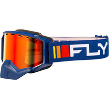 Fly Racing Zone Snow Goggles - Navy/White with Red Mirror/Amber Lens FLB-24Z3_1308841