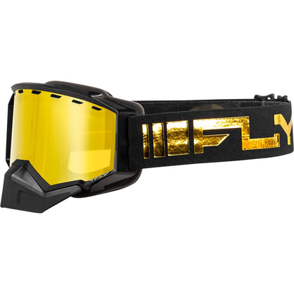 Fly Racing Zone Snow Goggles - Black/Gold with Gold Mirror/Yellow Lens FLB-24Z1_1308825