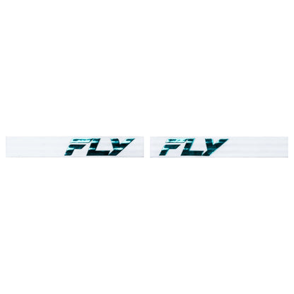 Fly Racing Zone Elite Goggles - White/Teal with Blue/Teal Mirror/Sy Blue Lens 37-51907_1308948