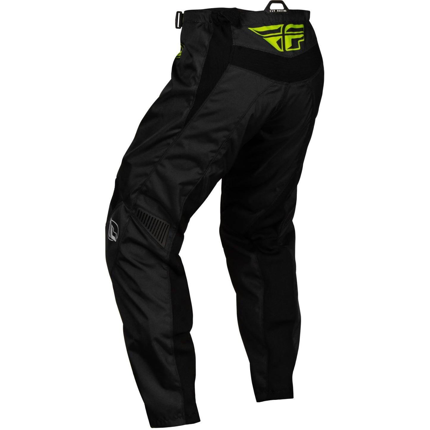 Fly Racing MX-24 Youth F-16 Pants - 2024 Collection - Black/Neon Green/Light Grey_1309372