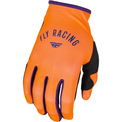 Fly Racing WOMEN'S LITE GLOVES NEON CORAL/DEEP PURPLE 2X 377-6112X_1309631