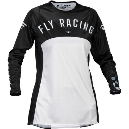 Fly Racing MX-24 Women's Lite Jersey - 2024 Collection - Black/Light Grey - Large [MPN: 377-620L]_1309697