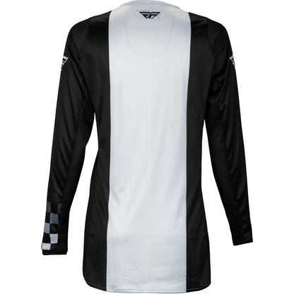 Fly Racing MX-24 Women's Lite Jersey - 2024 Collection - Black/Light Grey - Large [MPN: 377-620L]_1309698