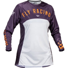 Fly Racing MX-24 Women's Lite Jersey - 2024 Collection - Deep Purple/White/Neon Coral - XL [MPN: 377-621X]_1309713
