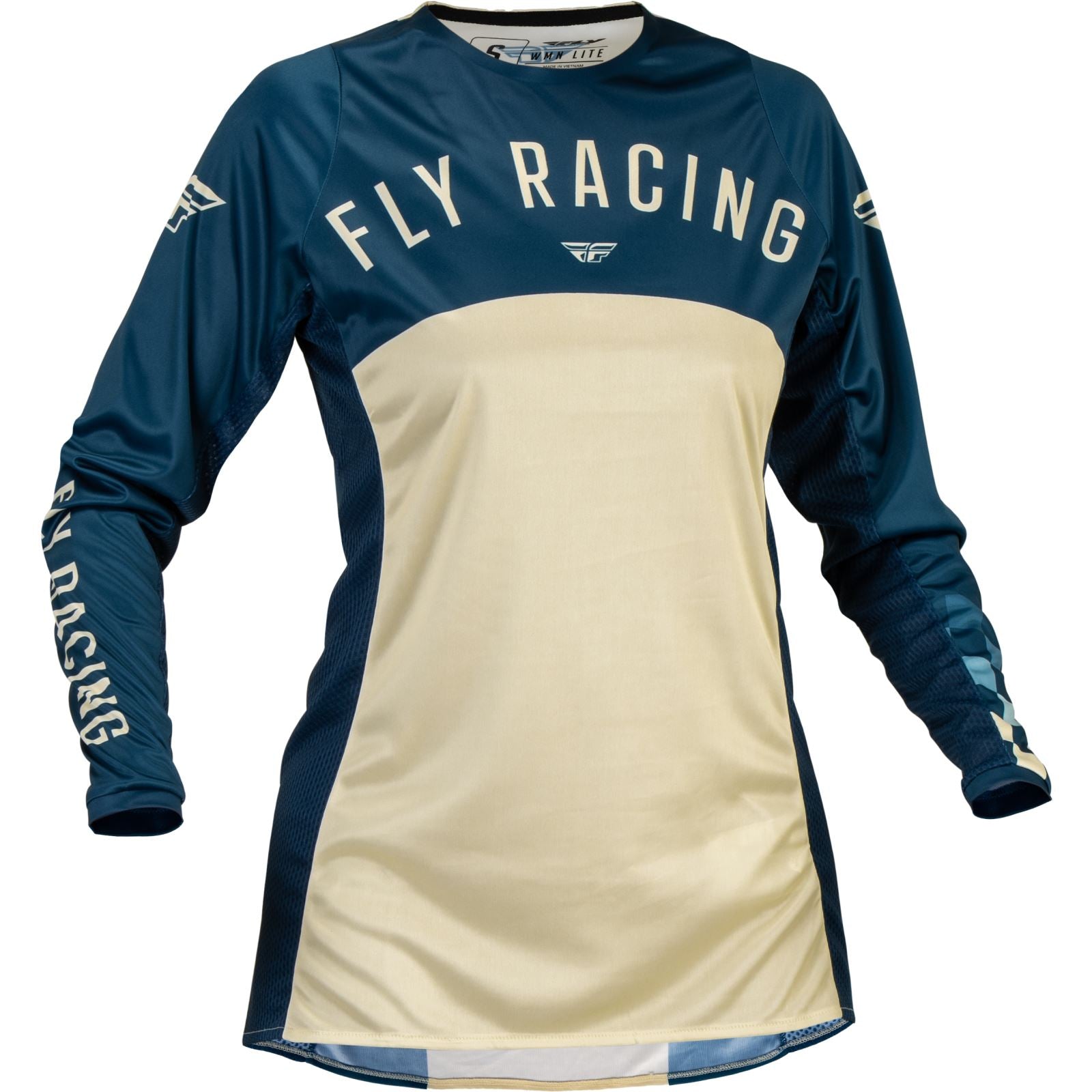 Fly Racing MX-24 Women's Lite Jersey - 2024 Collection - Navy/Ivory - Large [MPN: 377-622L]_1309716