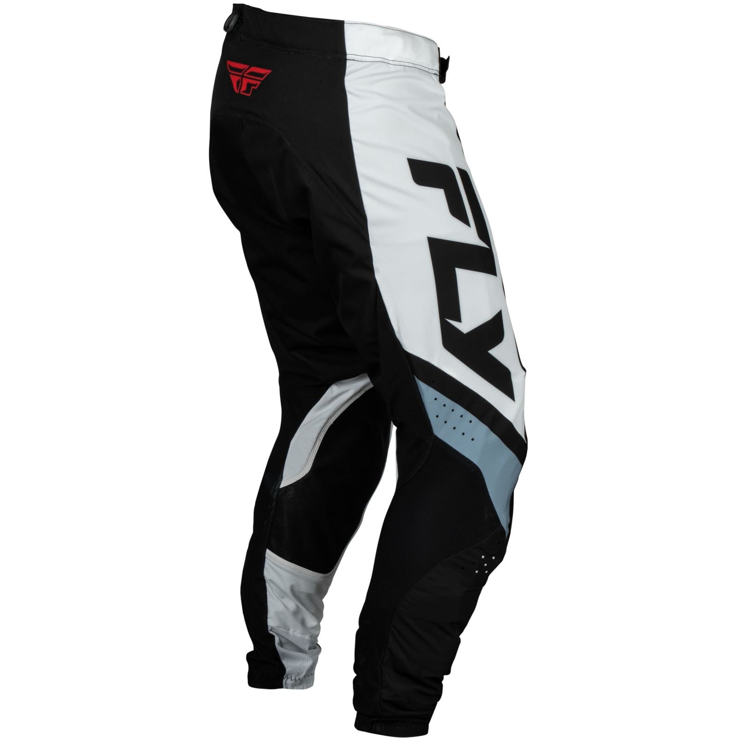 Fly Racing MX-24 Youth Lite Pants - 2024 Collection - Black/White/Denim Grey_1309961