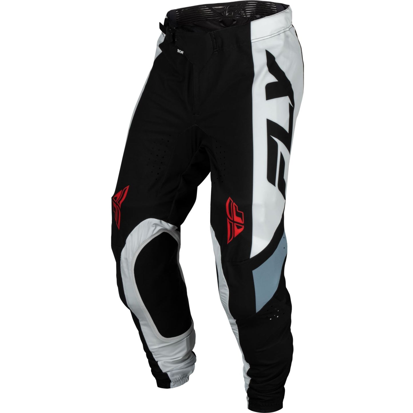 Fly Racing MX-24 Youth Lite Pants - 2024 Collection - Black/White/Denim Grey_1309962