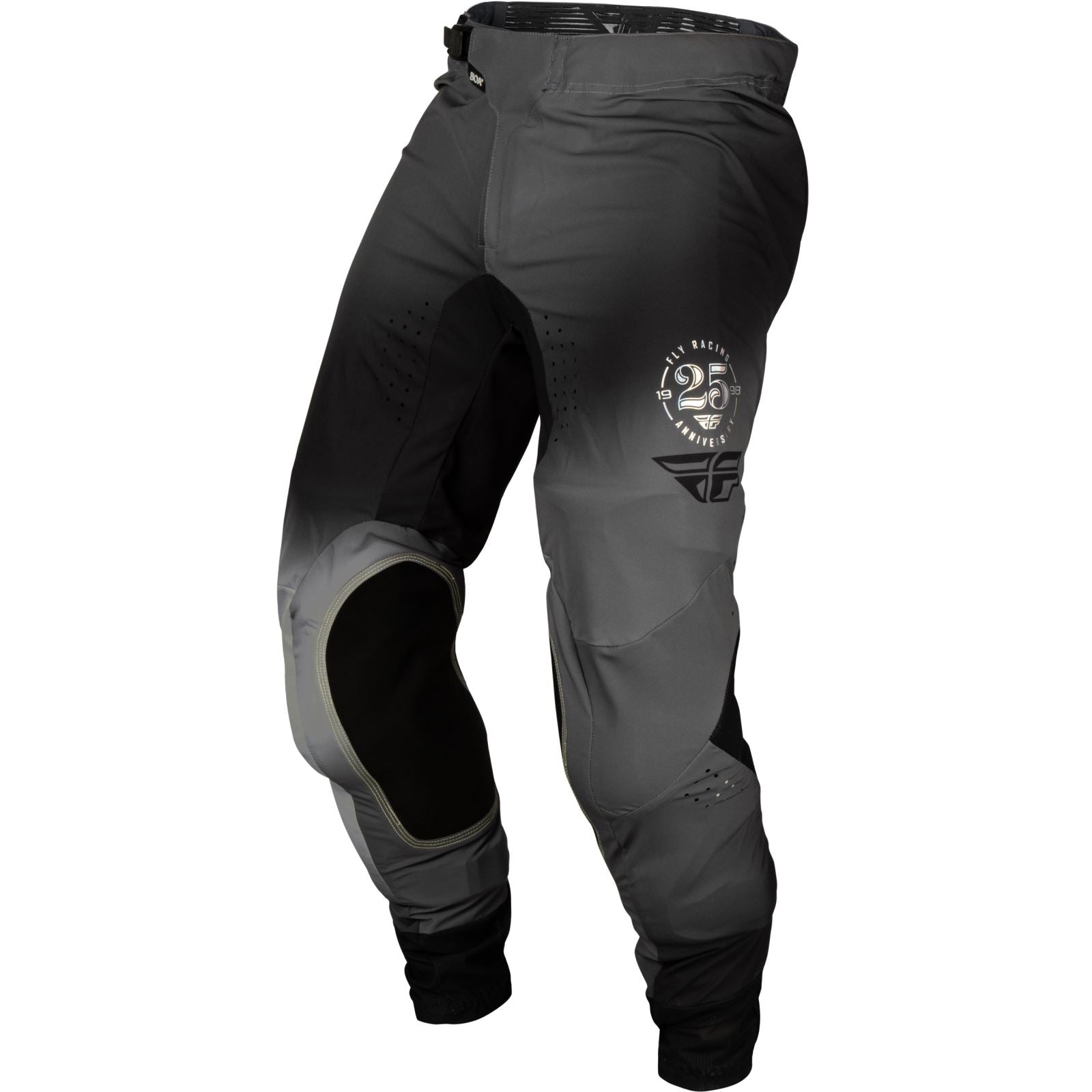 Fly Racing MX-24 Lite SE Legacy Pants - 2024 Collection - Light Grey/Black - US Size 28 [MPN: 377-73428]_1310028