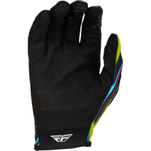 Fly Racing Youth MX-24 Lite Warped Gloves - 2024 Collection - Black/Pink/Electric Blue - Large [MPN: 377-743YL]_1310120