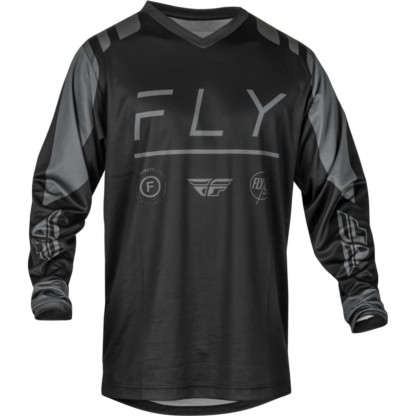 Fly Racing MX-24 F-16 Jersey - 2024 Collection - Black/Charcoal - Medium [MPN: 377-921M]_1310323