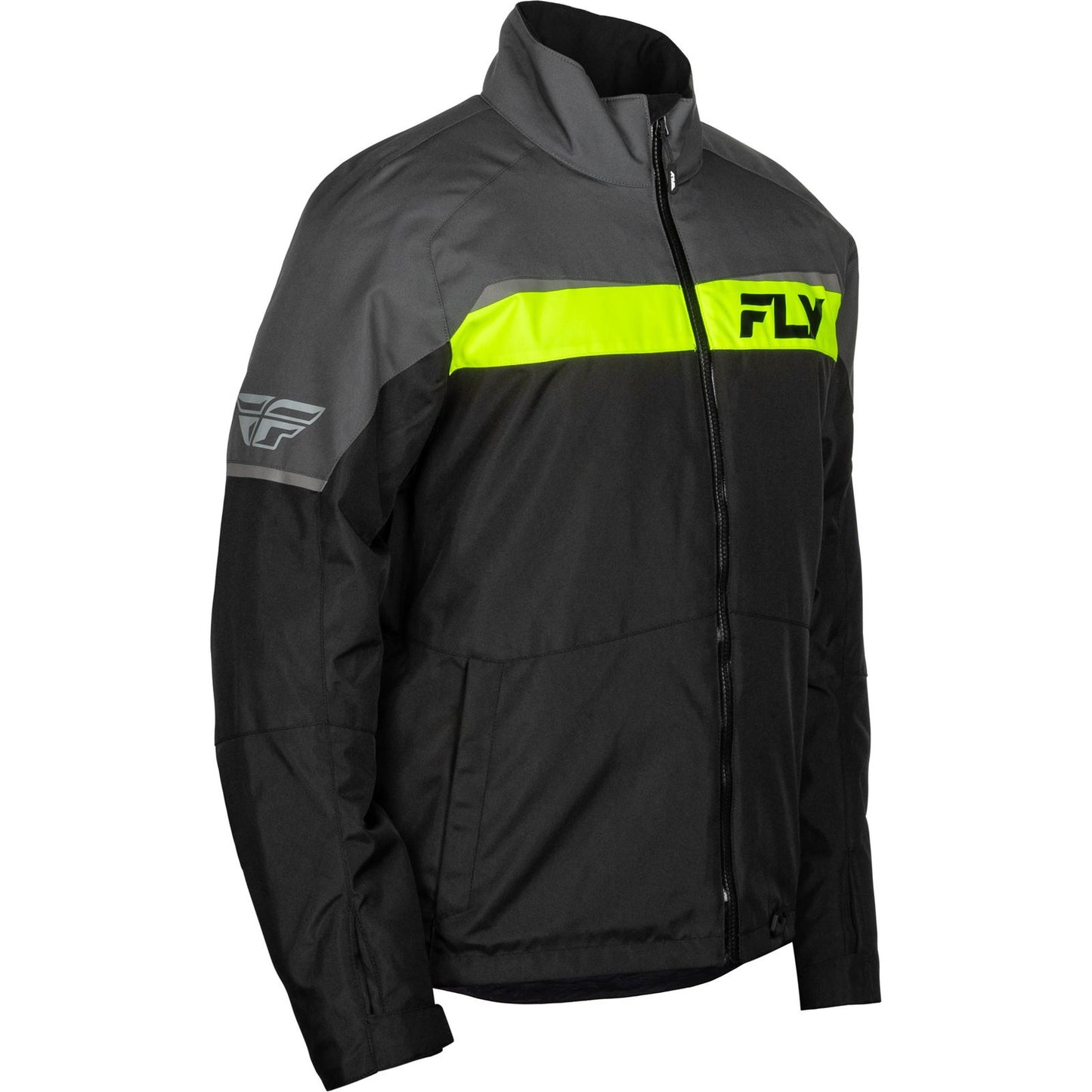 Fly Racing Aurora Jacket - Black/Grey/Hi-Vis_1494911