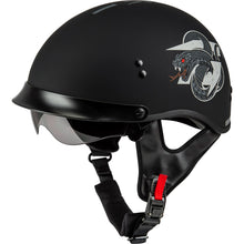 GMax HH-65 DRK1 Half Helmet with Peak_1313312