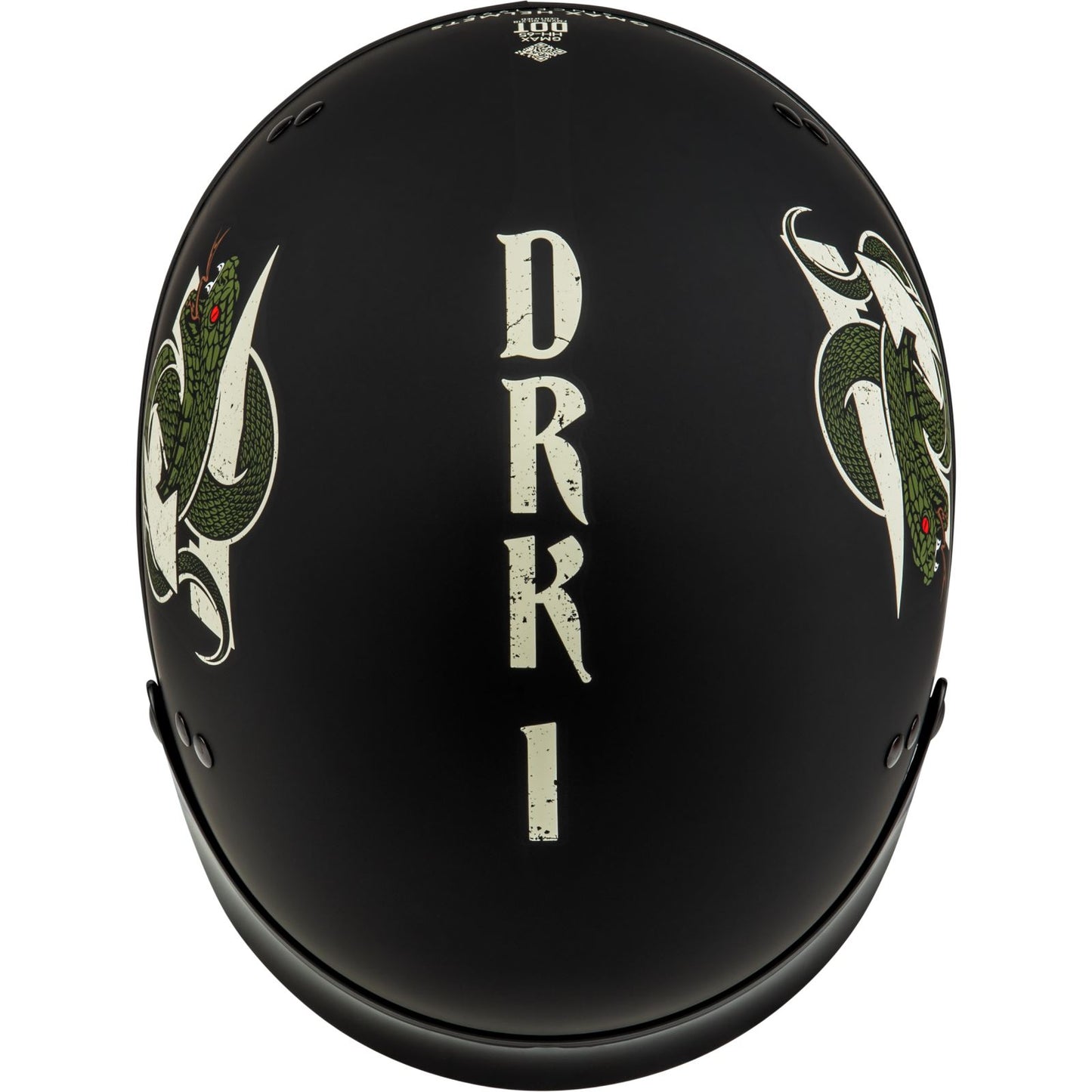 GMax HH-65 DRK1 Half Helmet with Peak_1313373