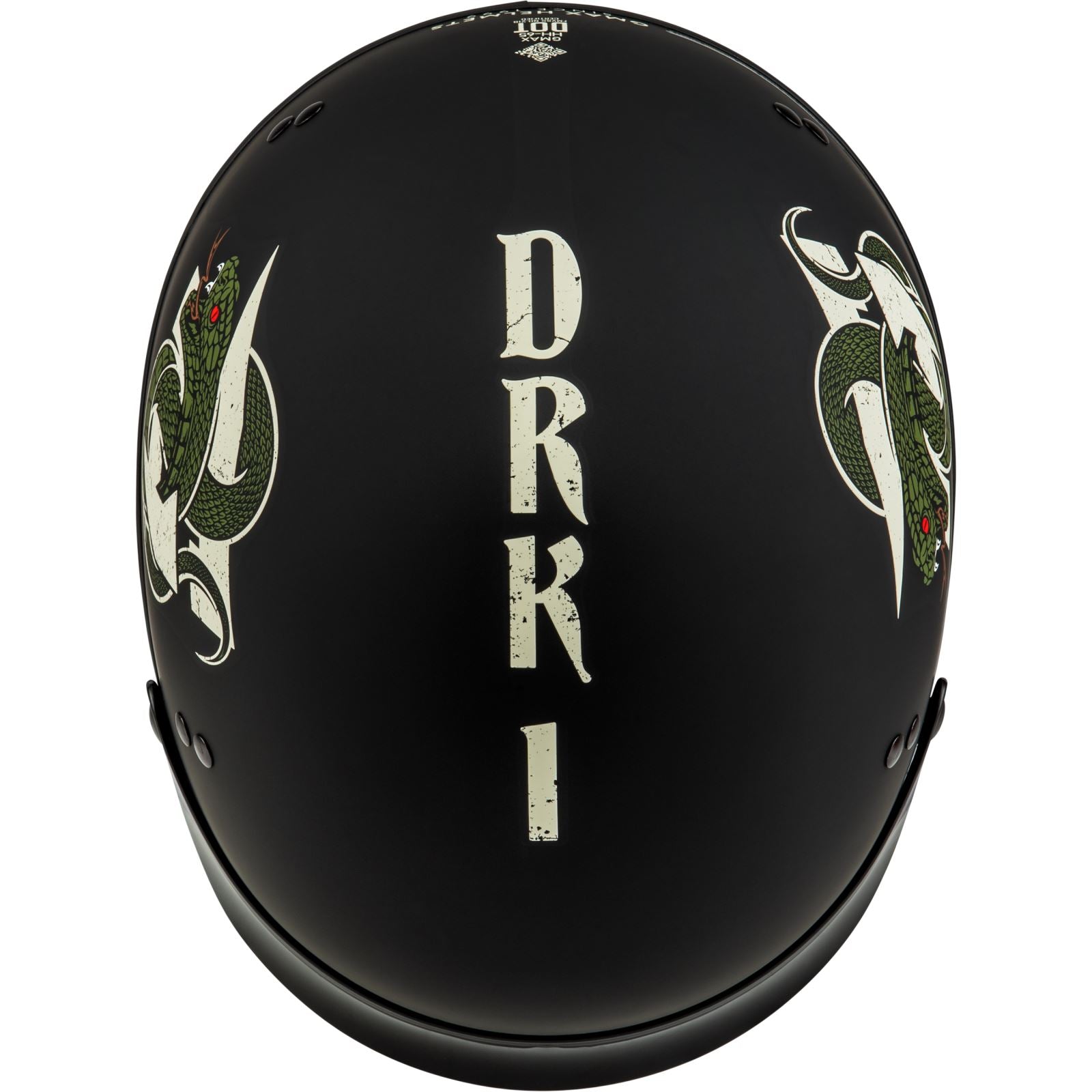 GMax HH-65 DRK1 Half Helmet with Peak_1313373