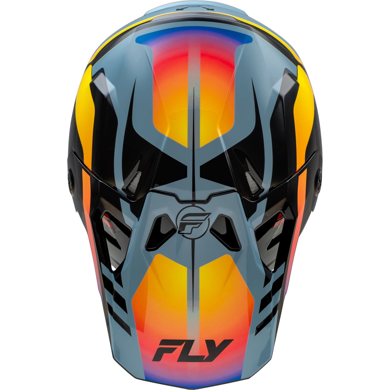 Fly Racing Youth MX-24 Formula CP Krypton Helmet - 2024 Collection - Grey/Black/Electric Fade - Large 73-0038YL_1310792
