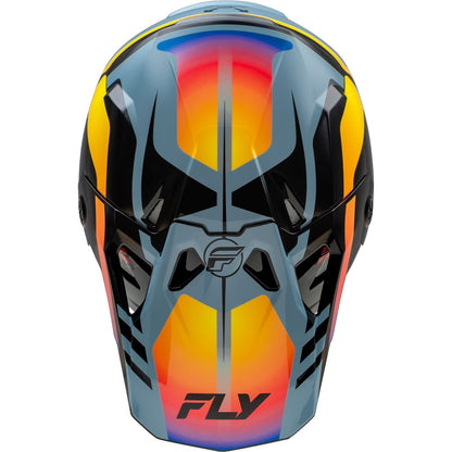Fly Racing Youth MX-24 Formula CP Krypton Helmet - 2024 Collection - Grey/Black/Electric Fade - Large 73-0038YL_1310792