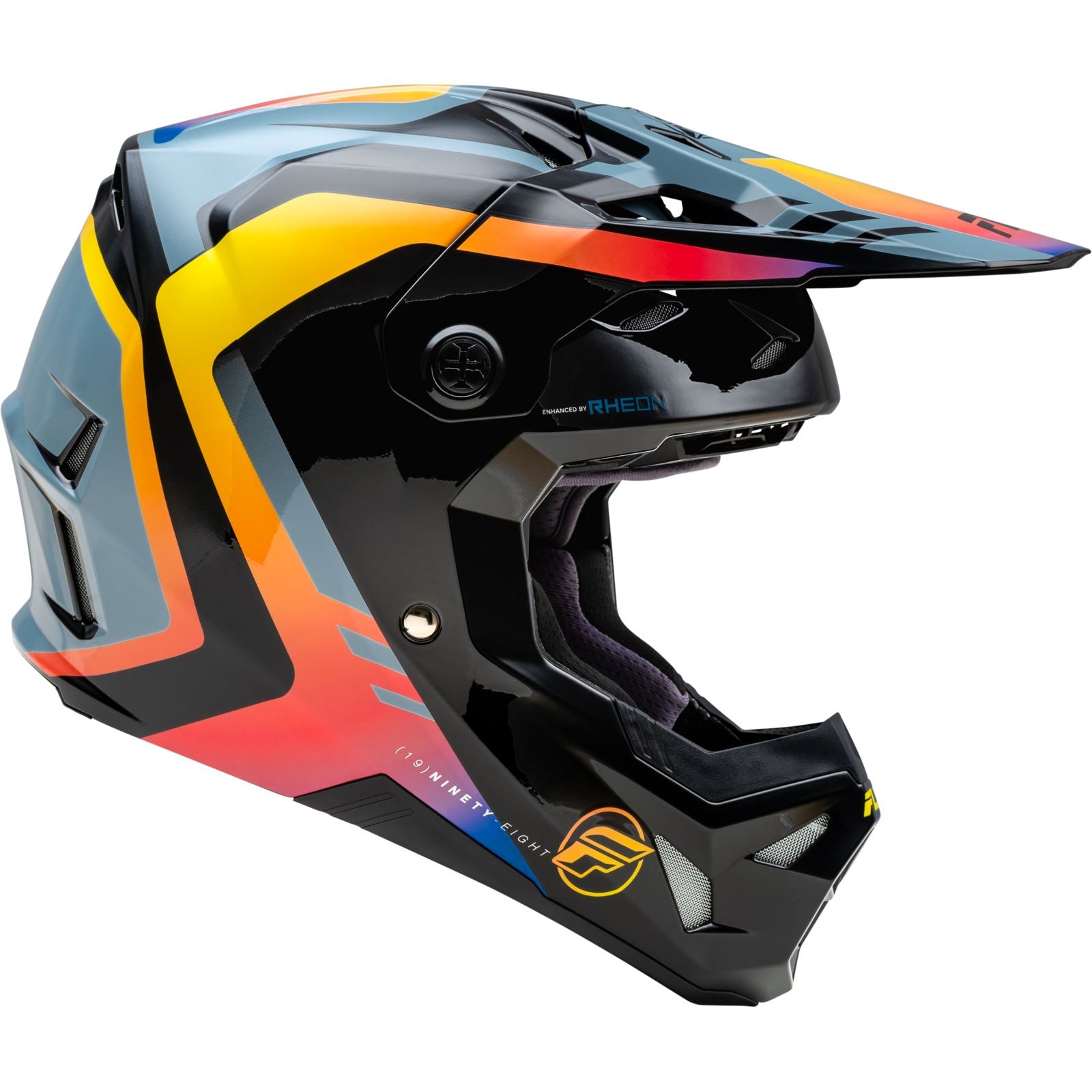Fly Racing Youth MX-24 Formula CP Krypton Helmet - 2024 Collection - Grey/Black/Electric Fade - Large 73-0038YL_1310769