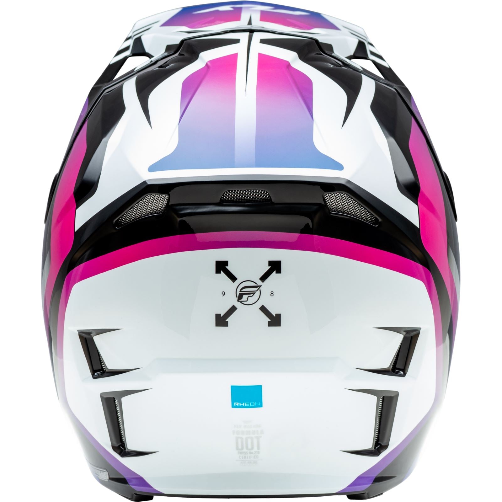 Fly Racing MX-24 Formula CP Krypton Helmet - 2024 Collection - White/Black/Purple_1310800