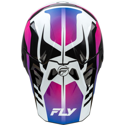 Fly Racing MX-24 Formula CP Krypton Helmet - 2024 Collection - White/Black/Purple_1310801