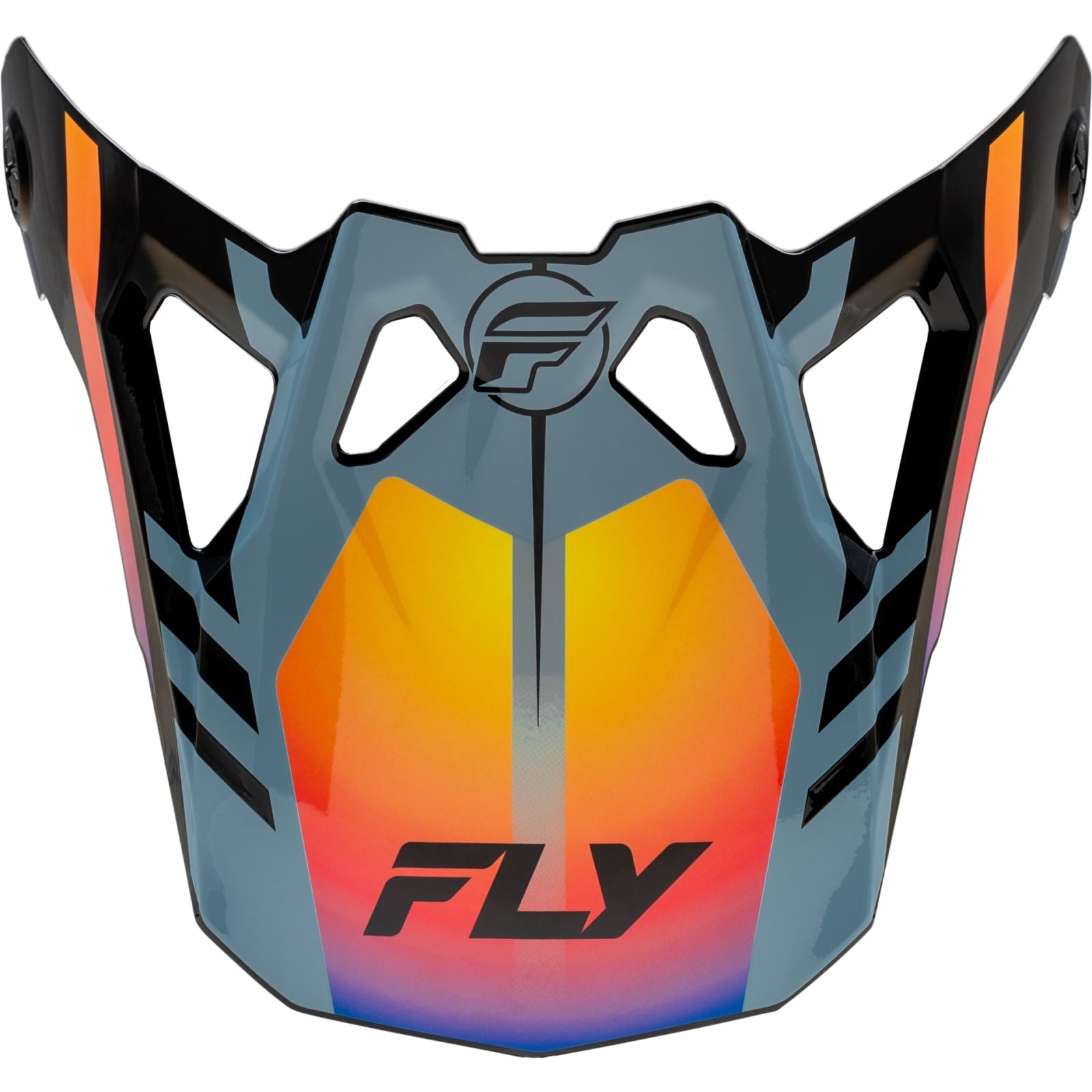 Fly Racing Formula CP Krypton Visor - Grey/Black/Electric Fade_1310783