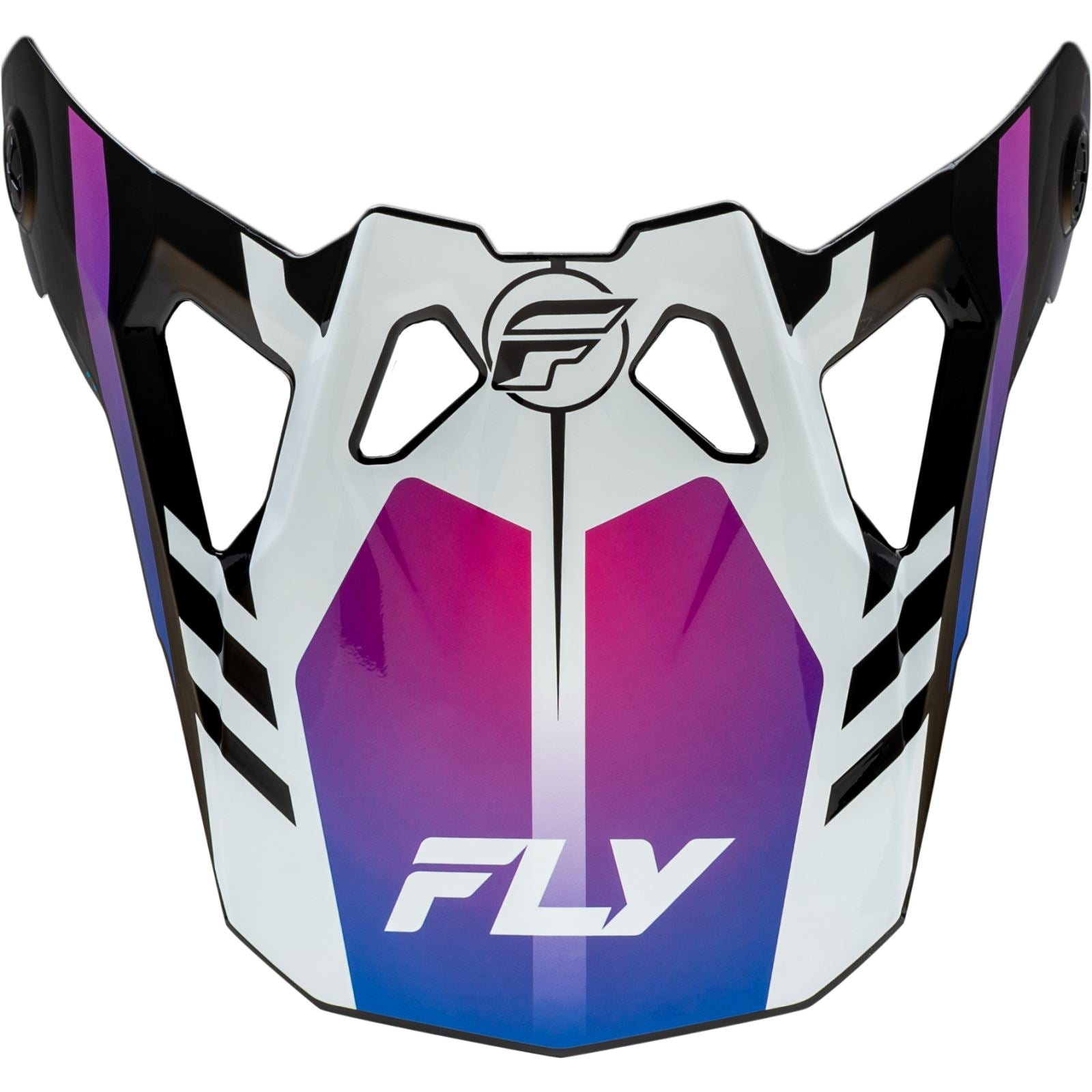 Fly Racing Formula CP Krypton Visor - White/Black/Purple_1310785
