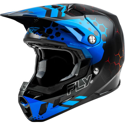Fly Racing MX-24 Formula CC Tektonic Helmet - 2024 Collection - Black/Blue/Red_1310987