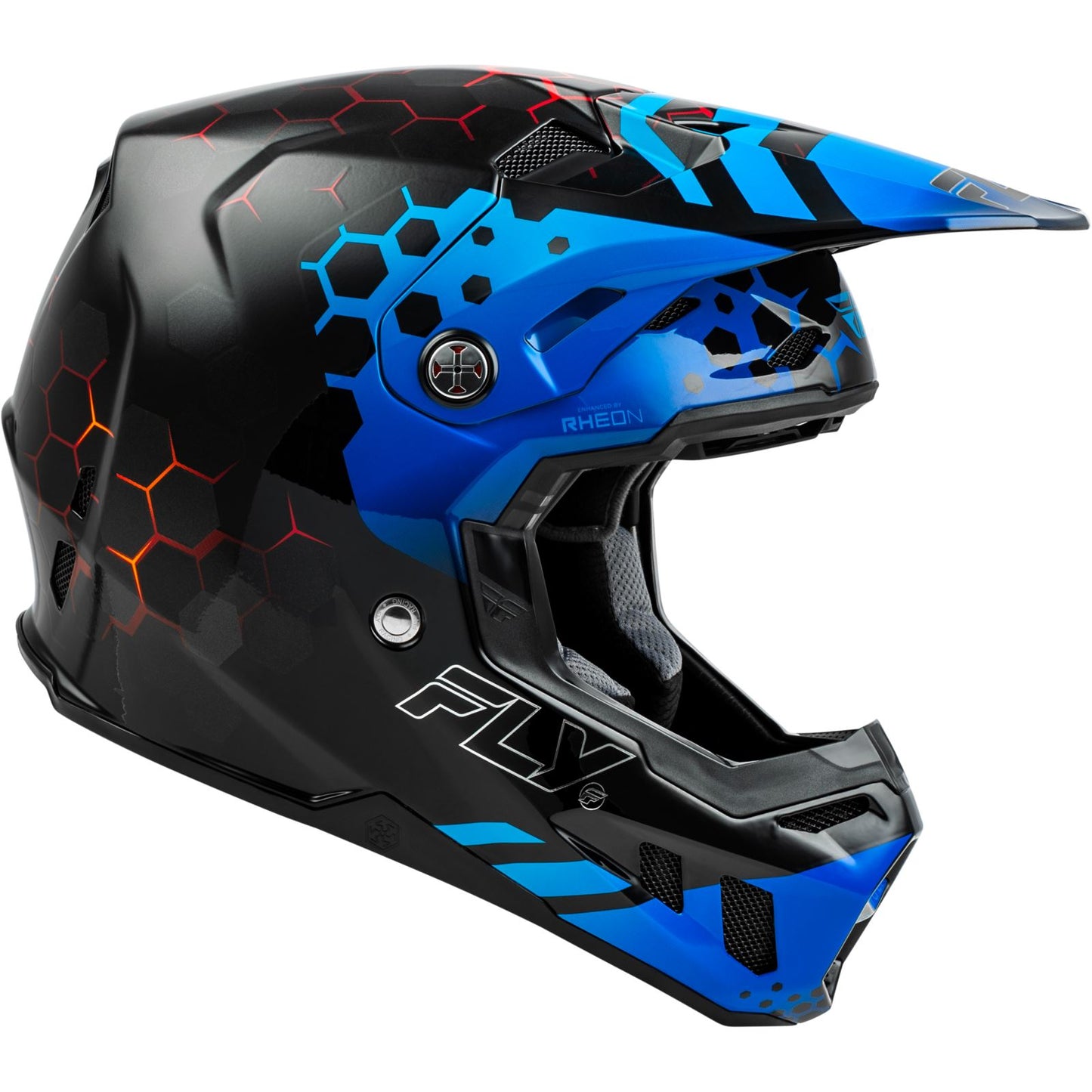 Fly Racing MX-24 Formula CC Tektonic Helmet - 2024 Collection - Black/Blue/Red_1310990