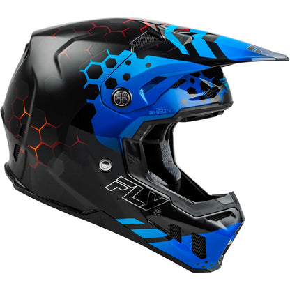 Fly Racing MX-24 Formula CC Tektonic Helmet - 2024 Collection - Black/Blue/Red_1310990