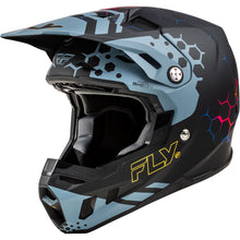 Fly Racing MX-24 Formula CC Tektonic Helmet - 2024 Collection - Matte Black/Slate/Blue _1311113