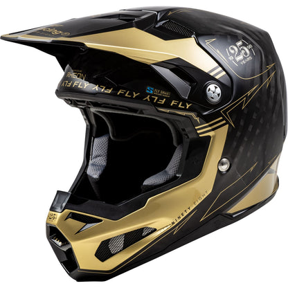Fly Racing MX-24 Formula S Carbon Legacy Helmet - 2024 Collection - Black/Gold _1311192