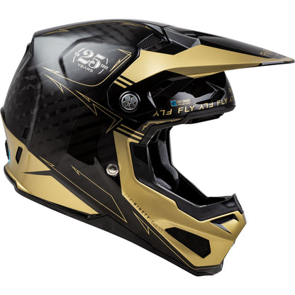Fly Racing MX-24 Formula S Carbon Legacy Helmet - 2024 Collection - Black/Gold _1311196