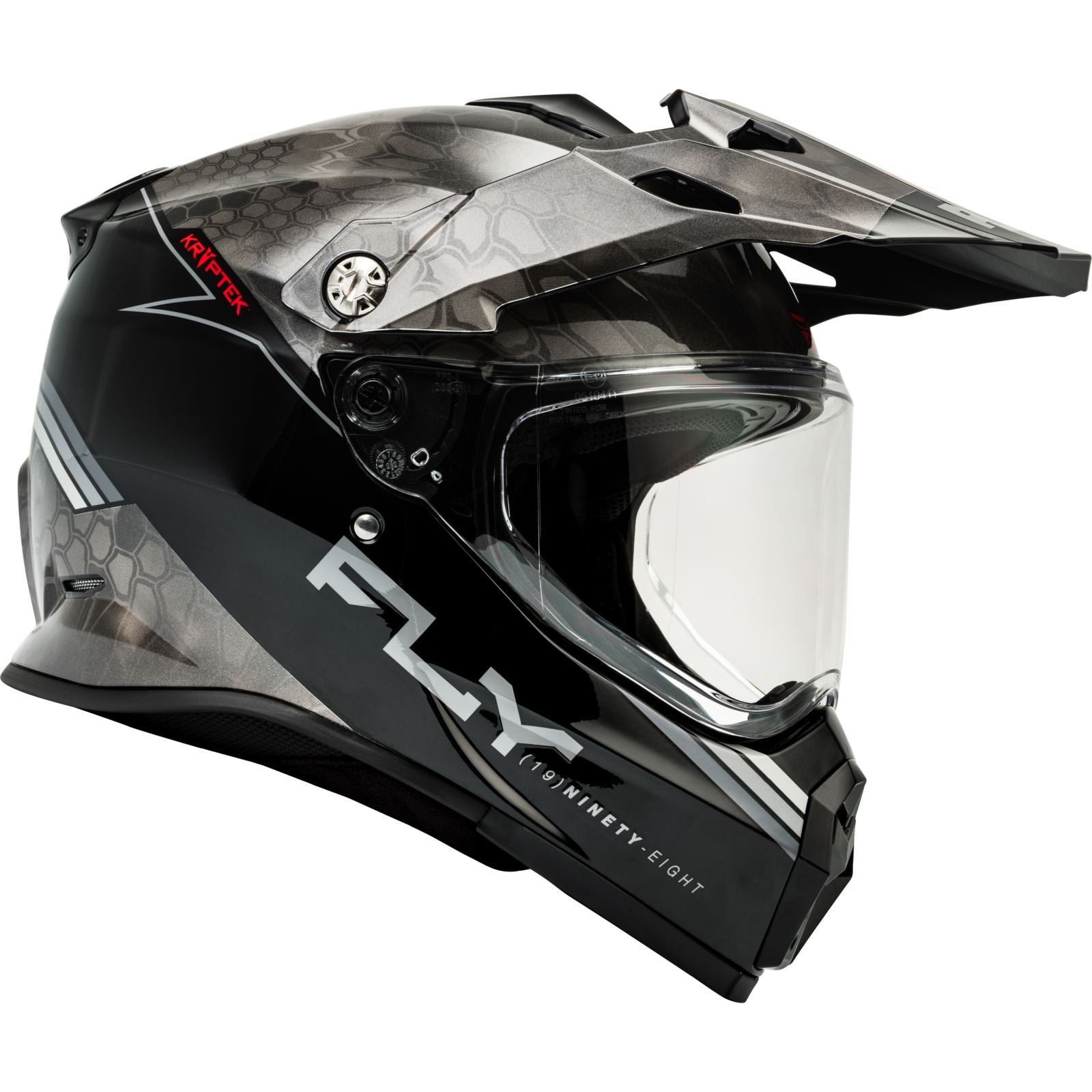 Fly Racing Trekker Kryptek Conceal Helmet - Black/Grey/White - XS 73-7027XS_1311226