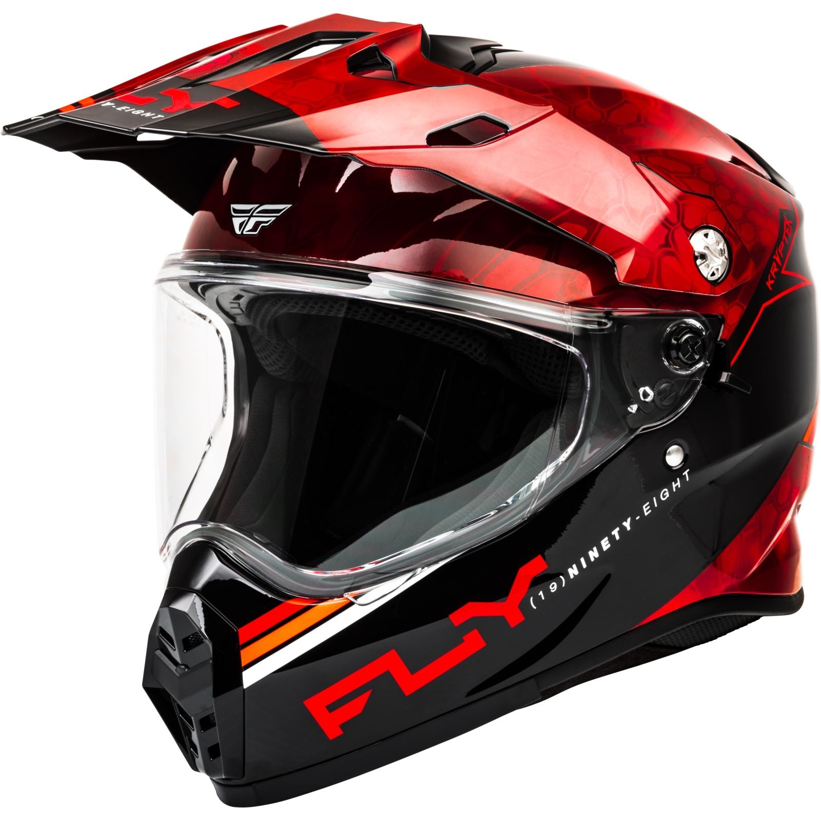 Fly Racing Trekker Kryptek Conceal Helmet - Red/Black_1311293