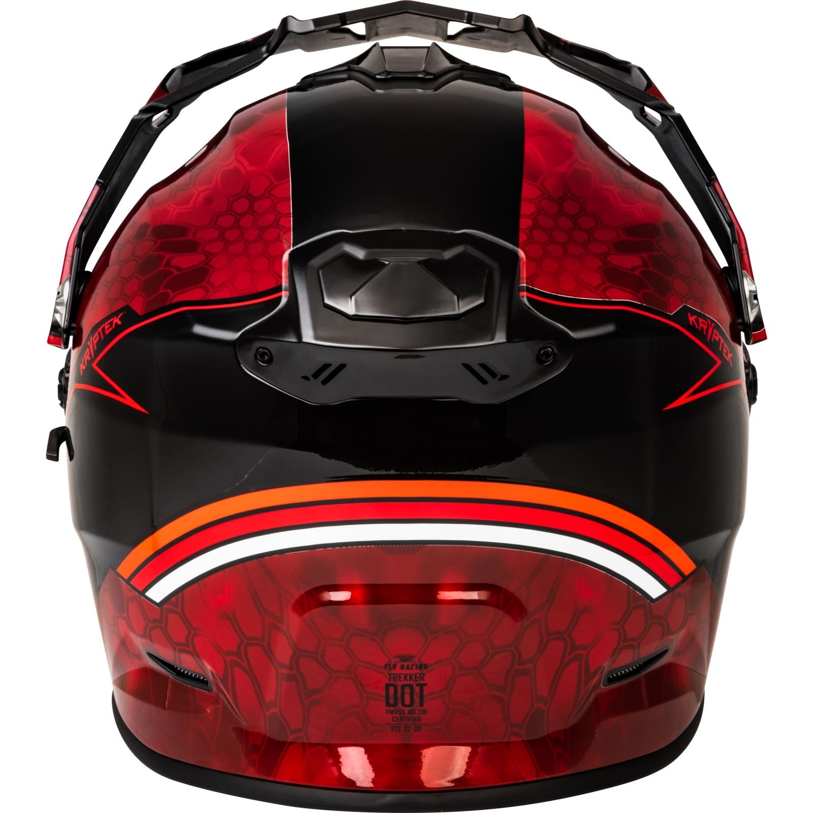Fly Racing Trekker Kryptek Conceal Helmet - Red/Black_1311291