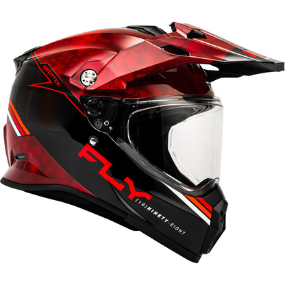 Fly Racing Trekker Kryptek Conceal Helmet - Red/Black_1311271