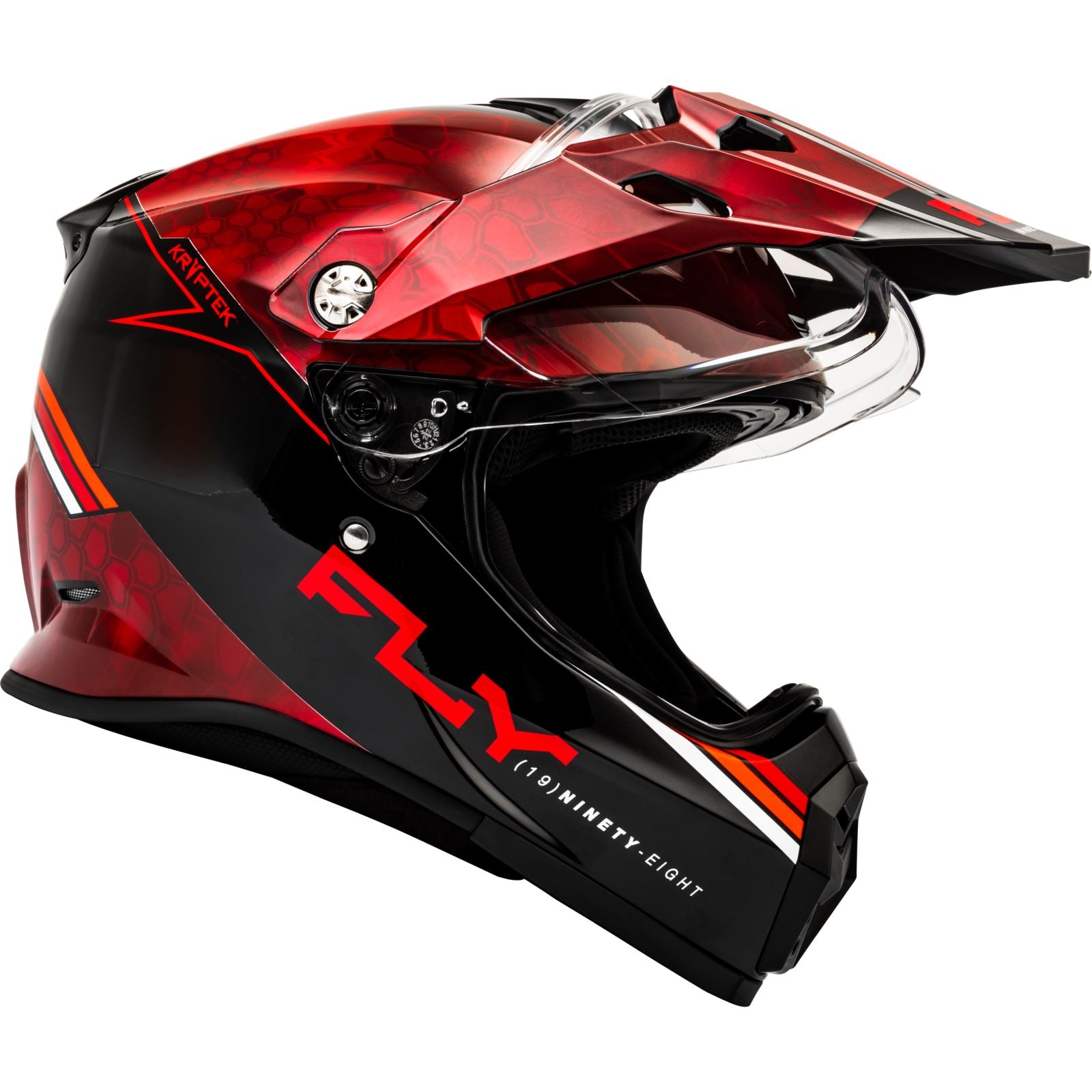 Fly Racing Trekker Kryptek Conceal Helmet - Red/Black_1311272
