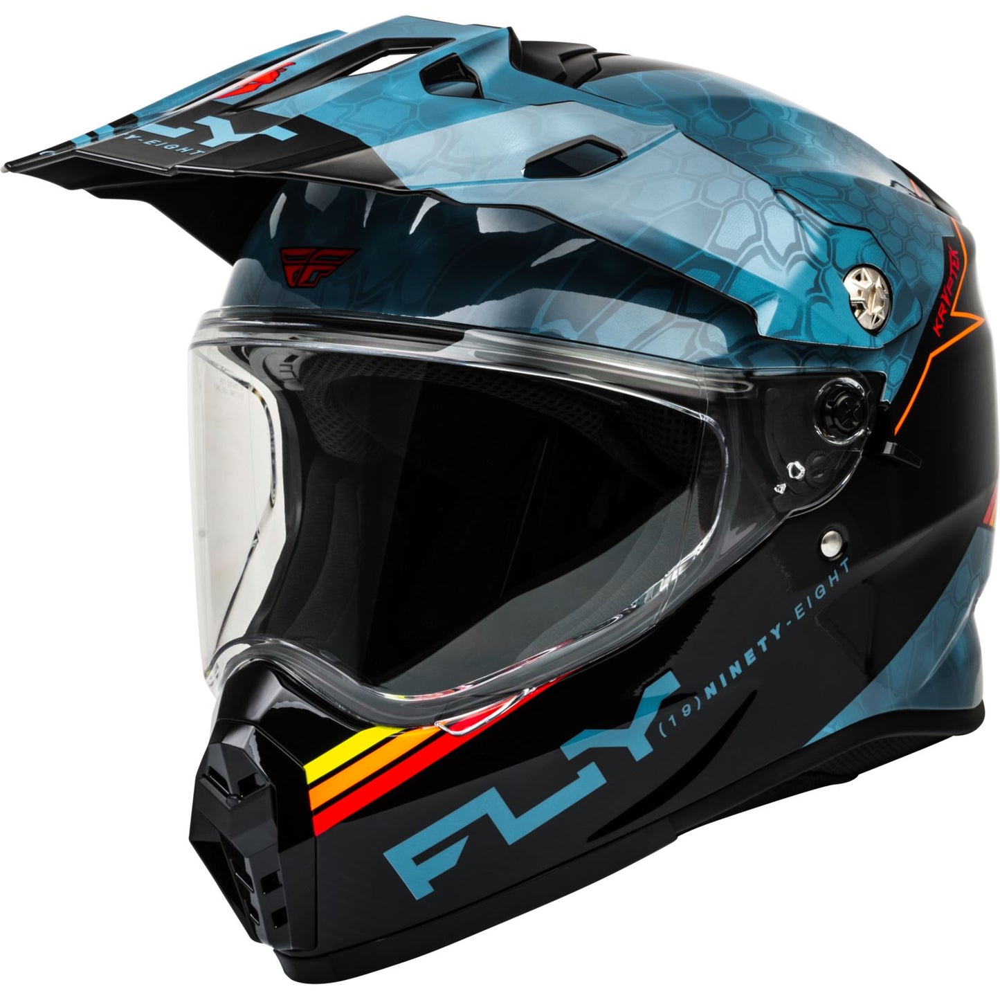 Fly Racing Trekker Kryptek Conceal Helmet - Slate/Black/Red_1311348
