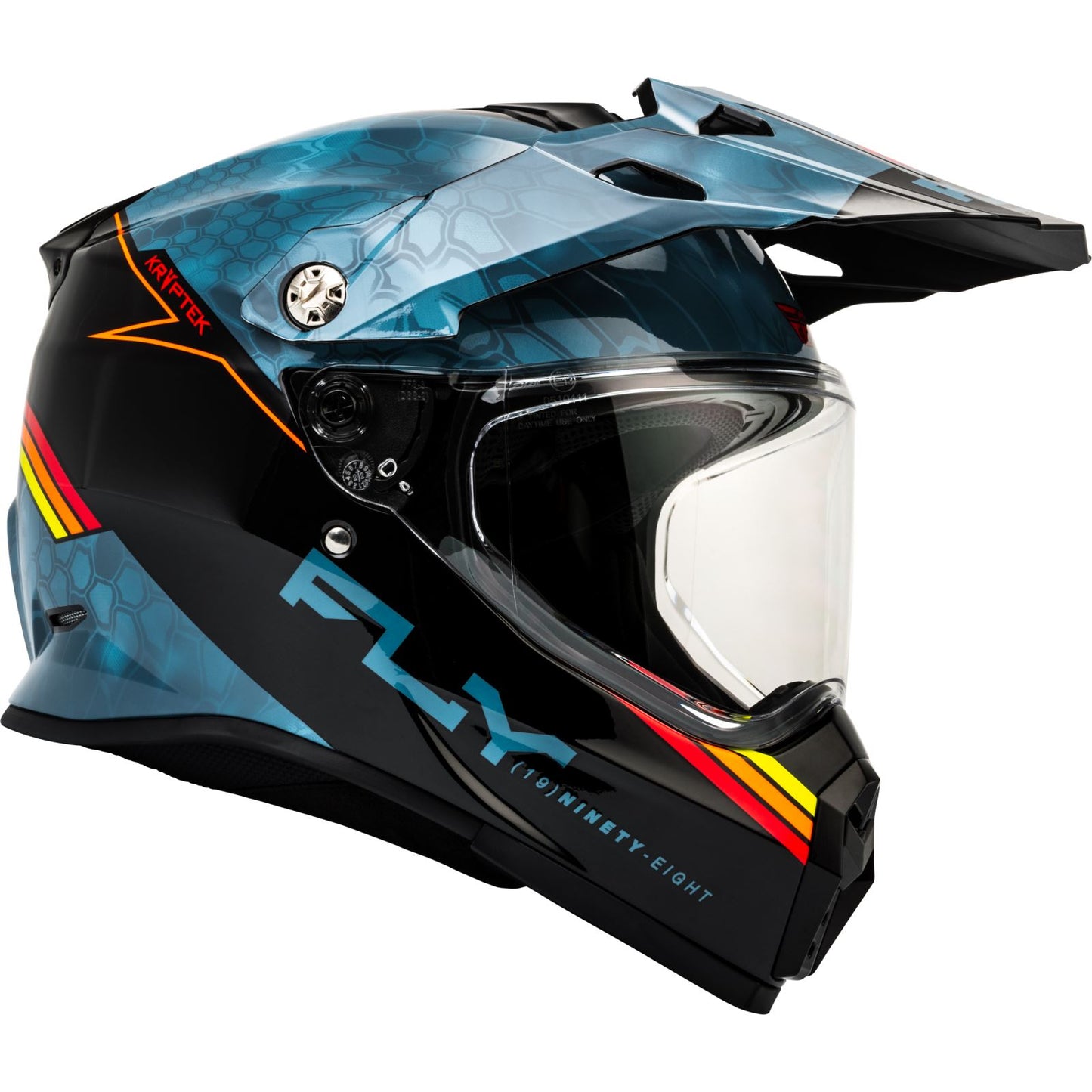 Fly Racing Trekker Kryptek Conceal Helmet - Slate/Black/Red_1311351
