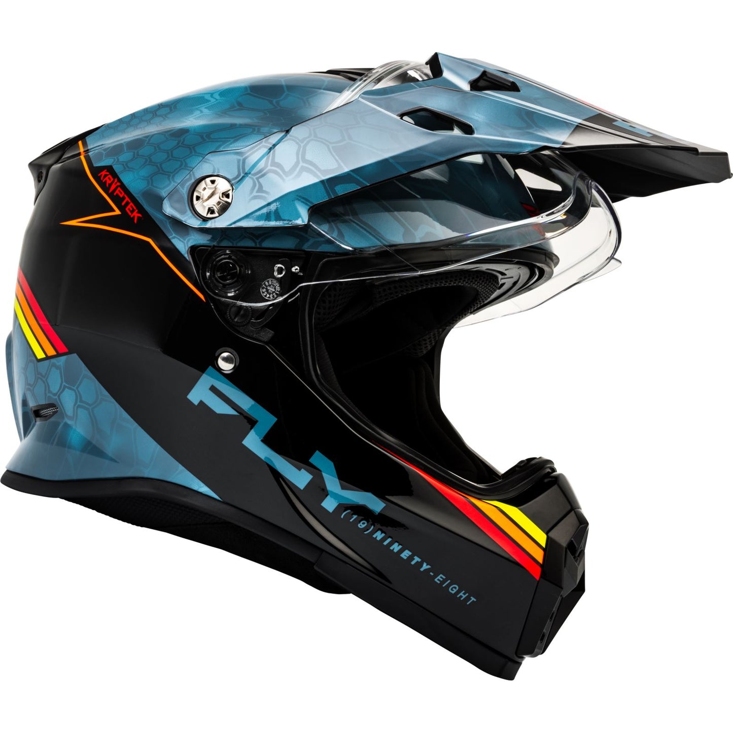 Fly Racing Trekker Kryptek Conceal Helmet - Slate/Black/Red_1311352