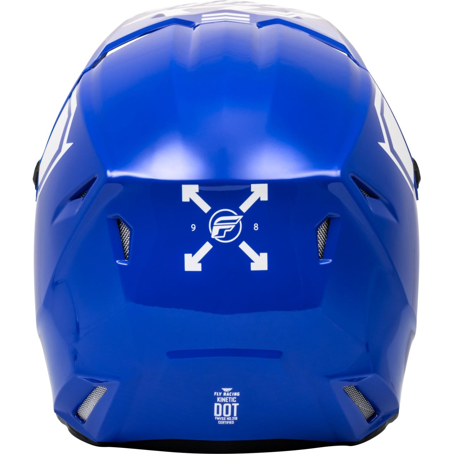 Fly Racing MX-24 Kinetic Menace Helmet - 2024 Collection - Blue/White_1311340
