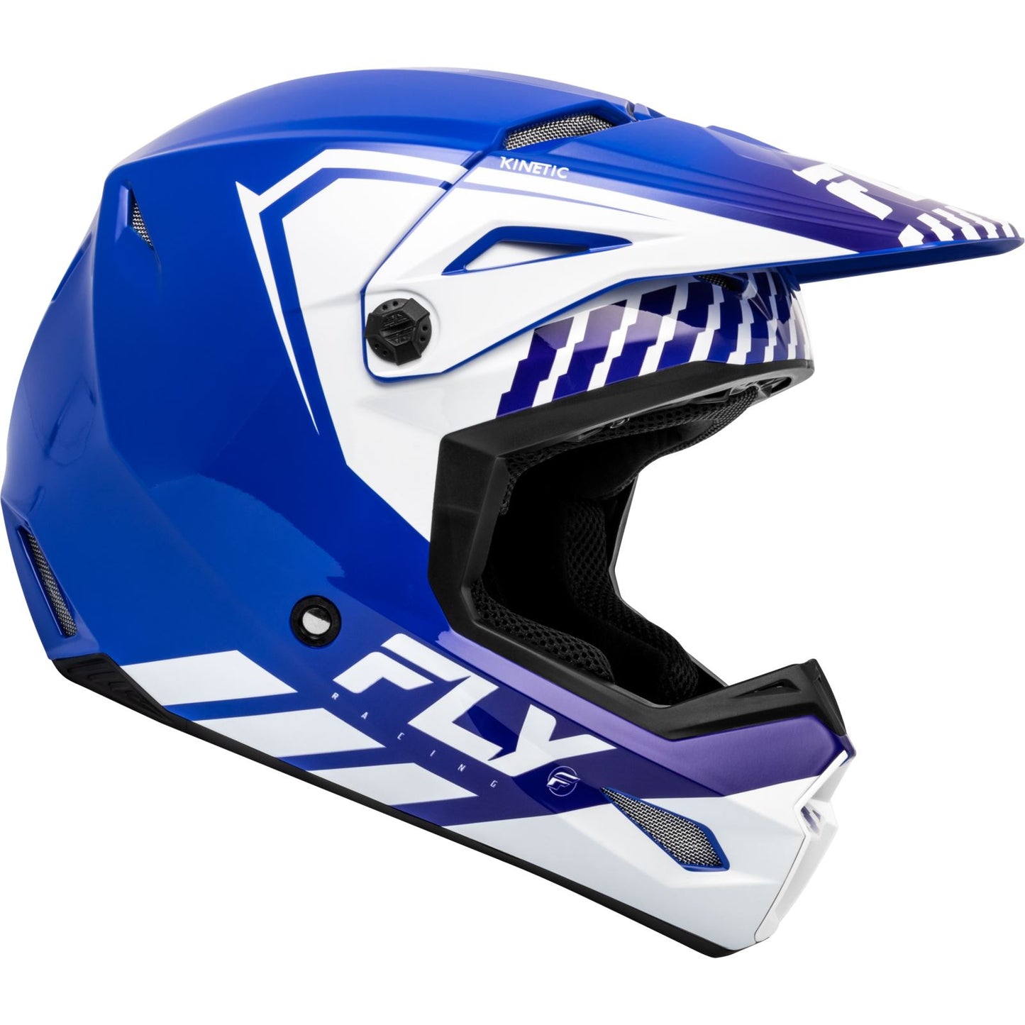 Fly Racing MX-24 Kinetic Menace Helmet - 2024 Collection - Blue/White_1311368