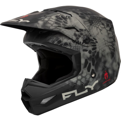 Fly Racing MX-24 Kinetic SE Kryptek Helmet - 2024 Collection - Matte Moss Grey/Black_1311516