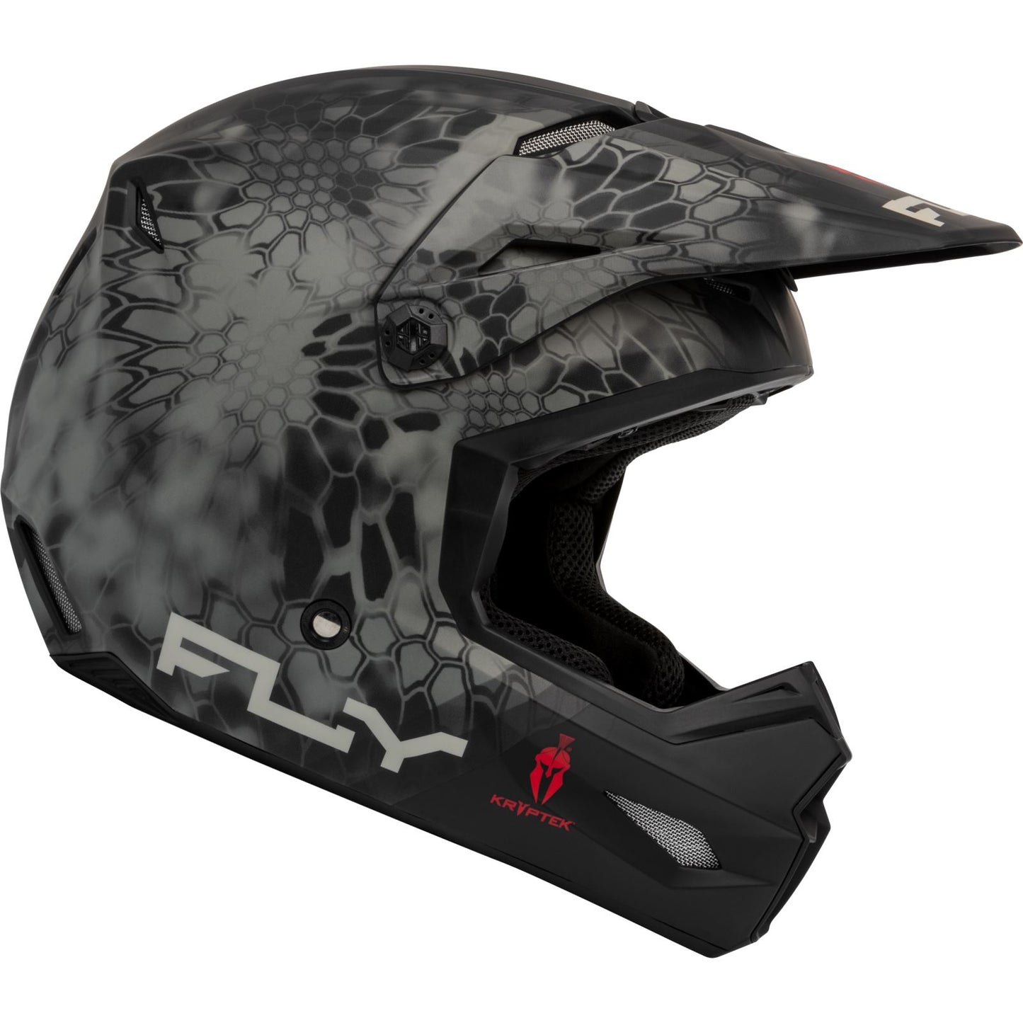 Fly Racing MX-24 Kinetic SE Kryptek Helmet - 2024 Collection - Matte Moss Grey/Black_1311470