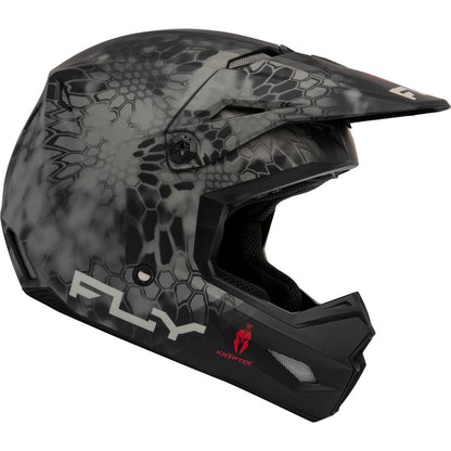 Fly Racing MX-24 Kinetic SE Kryptek Helmet - 2024 Collection - Matte Moss Grey/Black_1311470